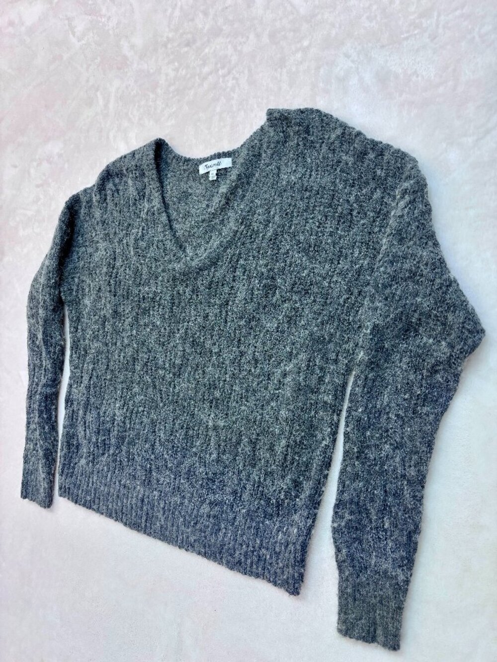 Madewell Women's Grey Knit Sweater --- Size: XS, Super Soft --- Great Condition!